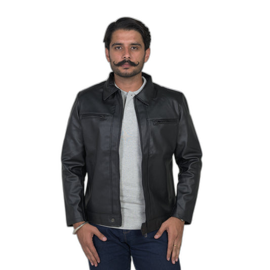 Chester Zip Leather Jacket
