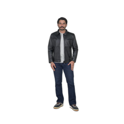 Chester Zip Leather Jacket