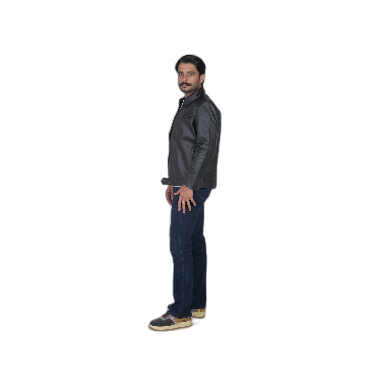 Chester Zip Leather Jacket